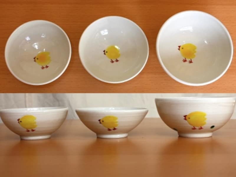 ひよこお食い初め食器揃