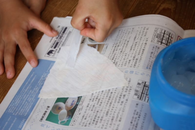 牛乳パック椅子