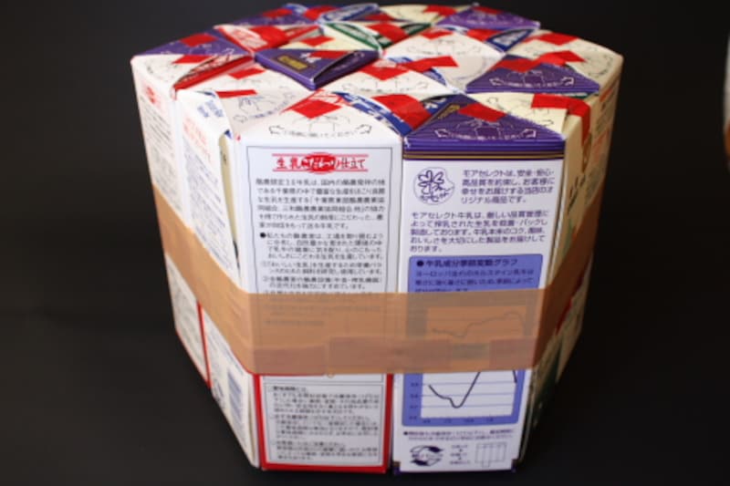ガムテープを巻きつけました。