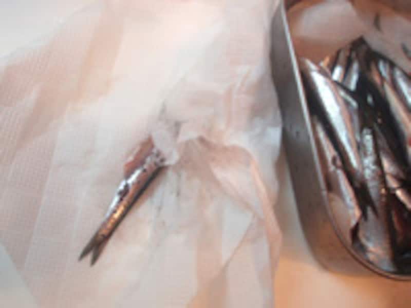 アンチョビをふきます