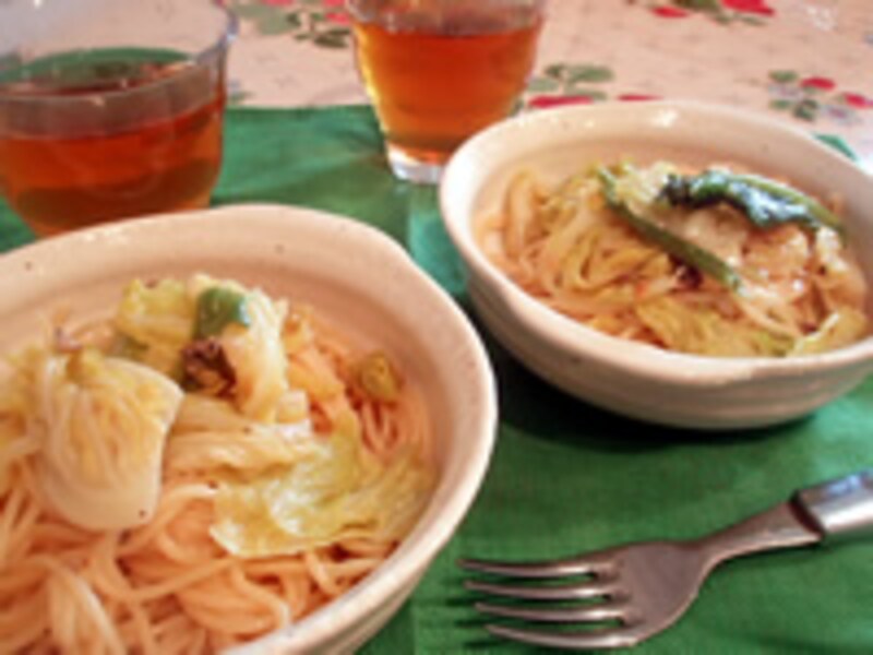 塩コショウとスープで味をととのえます