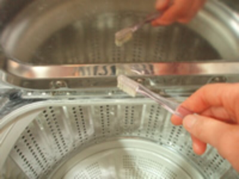 細かい部分をきれいに