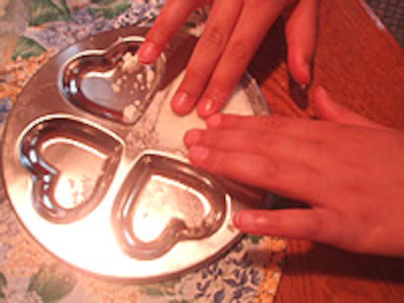 型に入れます。