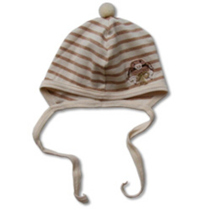 HAKKA BABY モグラ刺繍帽子