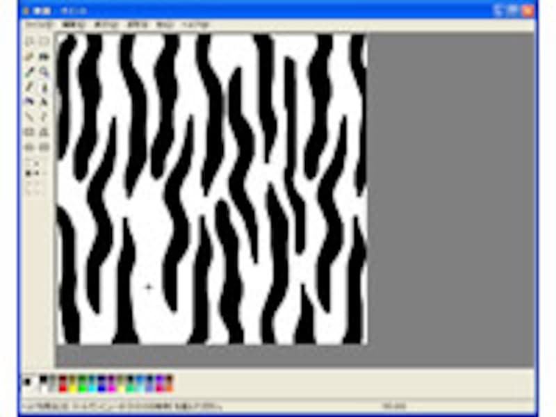 しまうま描き中