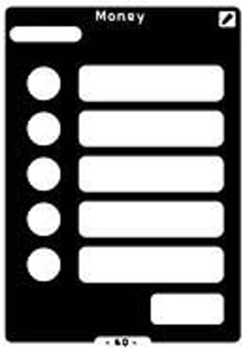 『白と黒のプレイングブック ＃501 Giant Steps』Money