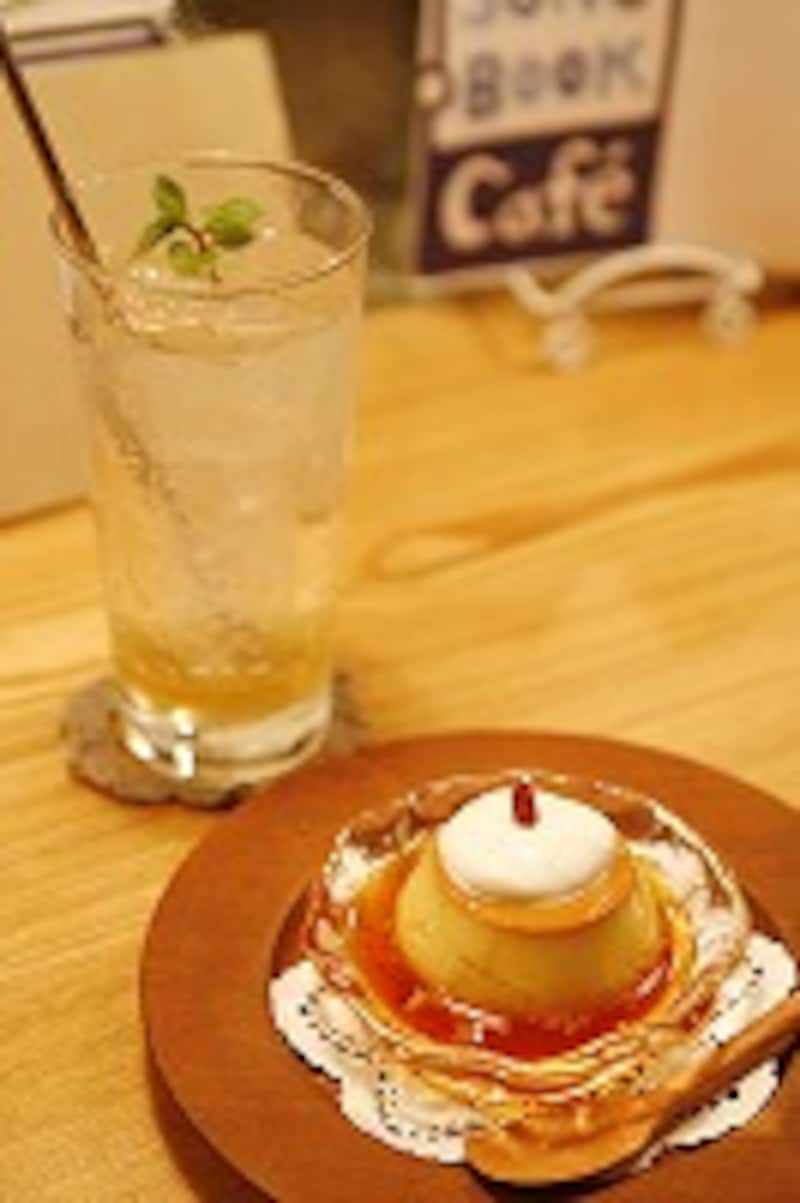 プリンとジンジャーエール