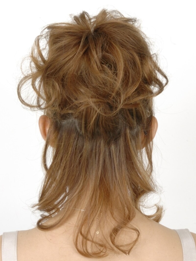 最後に手ぐしを通すと柔らかく仕上がる