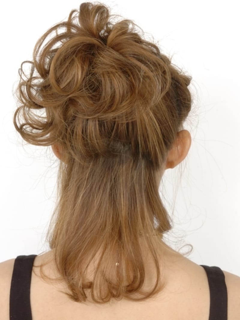 逆毛を細かくたてるとキレイ