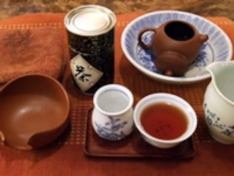 工夫茶のための茶道具一式