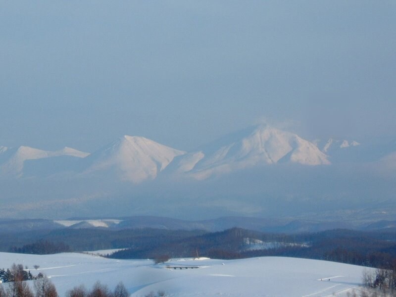 【北海道】美瑛・四季彩の丘から眺める十勝岳連峰