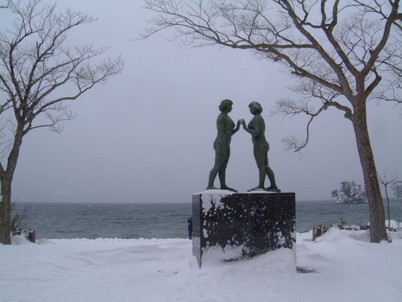 【青森】十和田湖・乙女の像