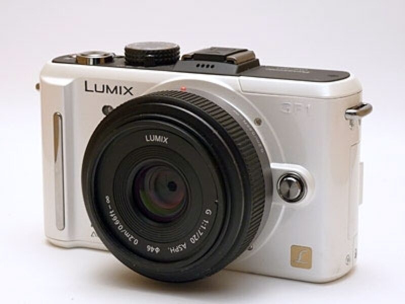 小型マイクロフォーサーズはデジタル一眼カメラ市場に旋風を拭き起こした（画像はDMC-GF1）。