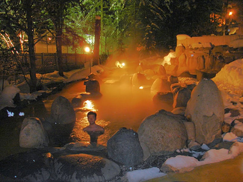 ひらゆの森 露天風呂