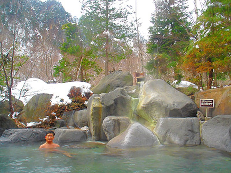 ホテル穂高 露天風呂