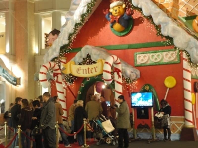 北極からサンタがやって来ています！