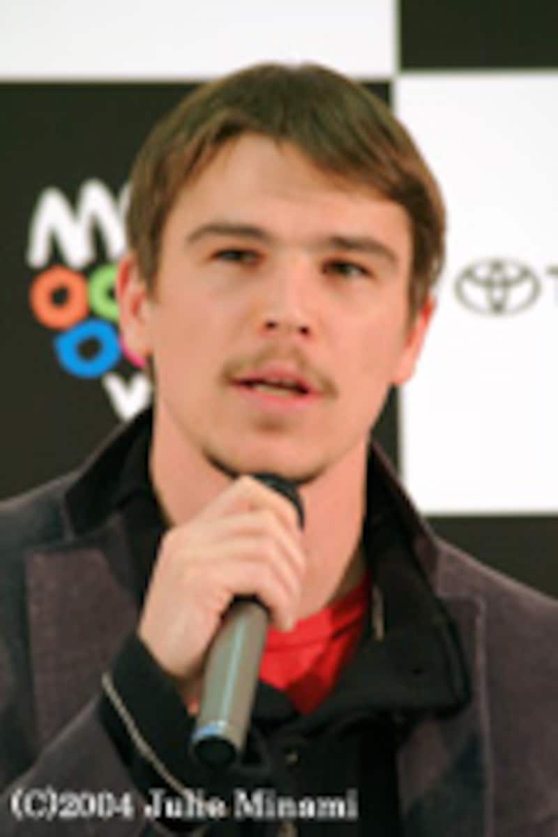 『ホワイト・ライズ』主演、ジョシュ・ハートネット来日記者会見