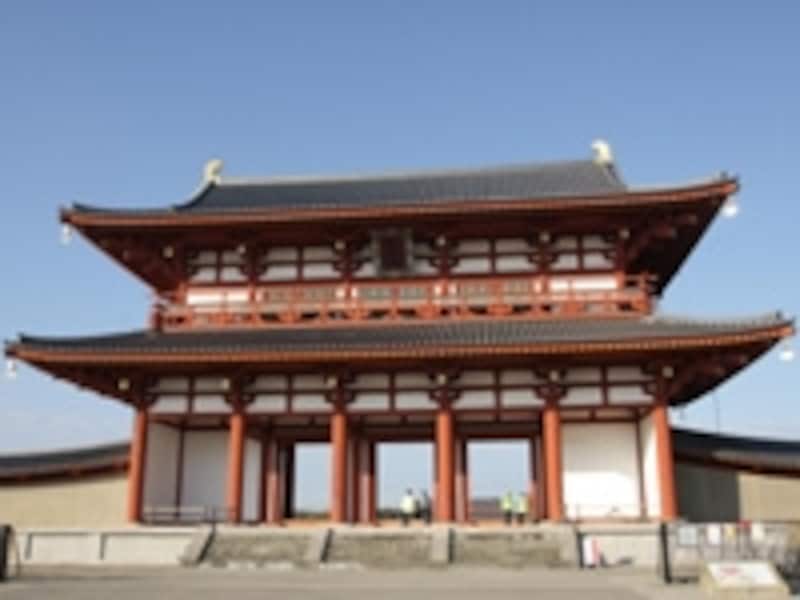 復元された朱雀門