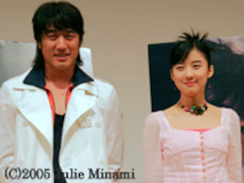 『オオカミの誘惑』チョ・ハンソン氏とイ・チョンアさんが来日舞台挨拶