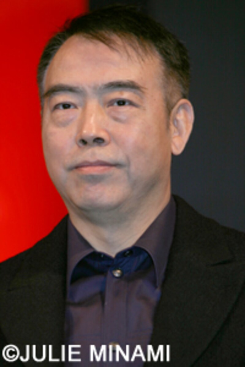 『PROMISE』来日会見-写真はチャン・ドンゴン[張東健]、真田広之、チェン・ホン[陳紅]、チェン・カイコー[陳凱歌]