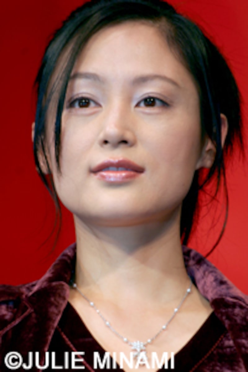 『PROMISE』来日会見-写真はチャン・ドンゴン[張東健]、真田広之、チェン・ホン[陳紅]、チェン・カイコー[陳凱歌]