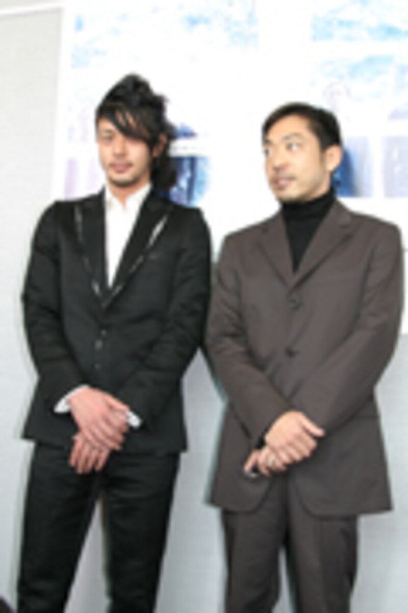 『ゆれる』オダギリジョー、香川照之、西川美和監督完成披露舞台挨拶