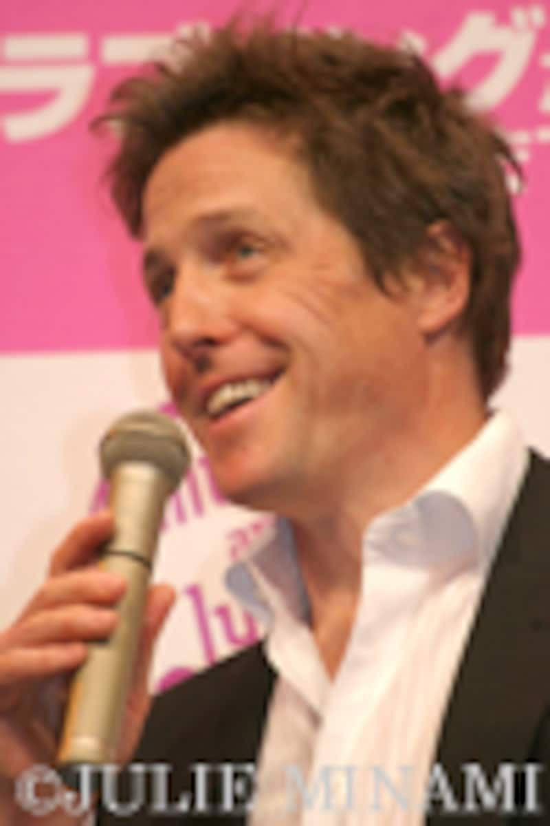『ラブソングができるまで』ヒュー・グラント来日ジャパン・プレミア