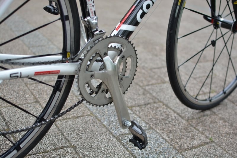 チェーンが内側に外れたケース