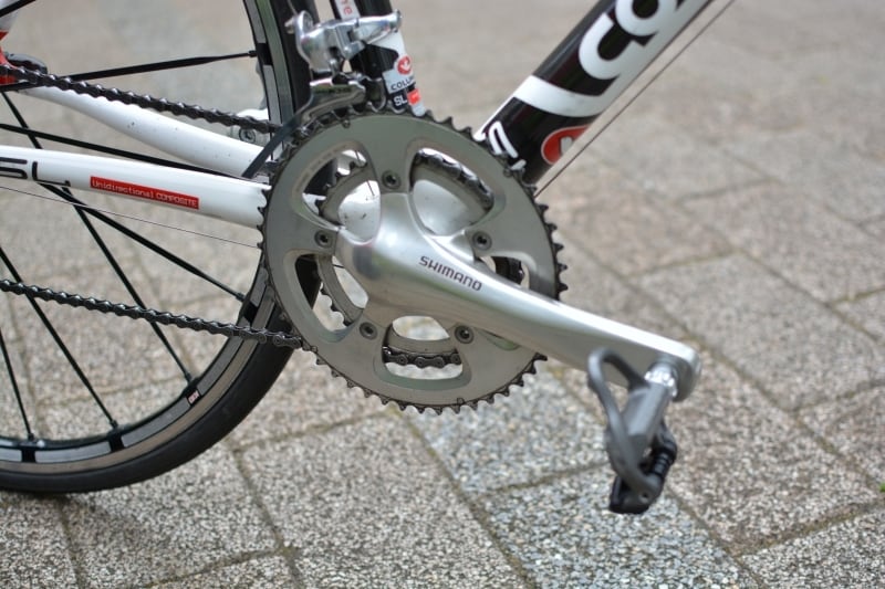 チェーンをギアに乗せることができた