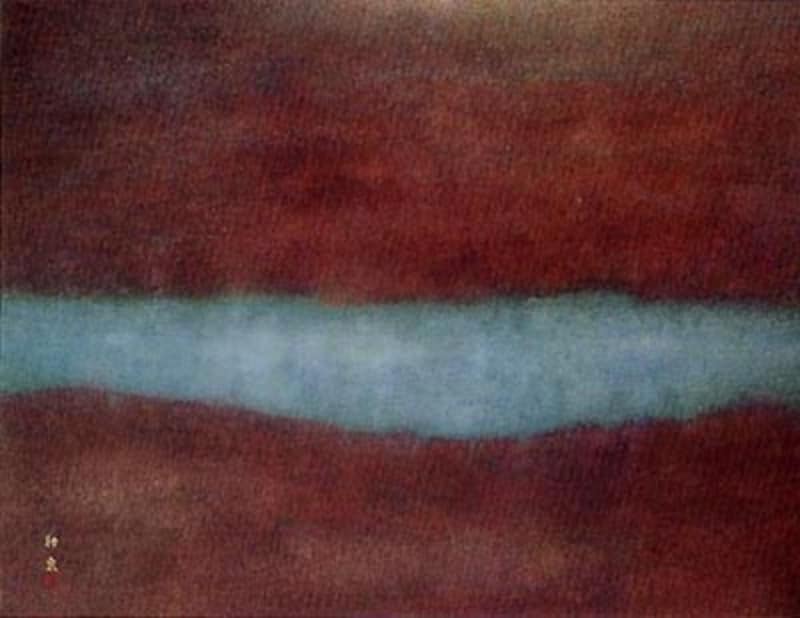 徳岡神泉「流れ」1954年 京都市美術館蔵