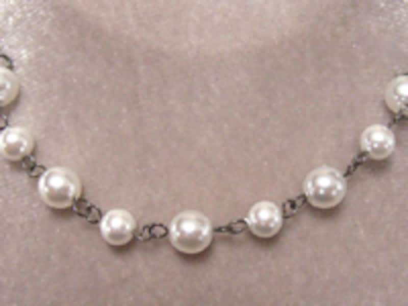 パールビーズネックレス