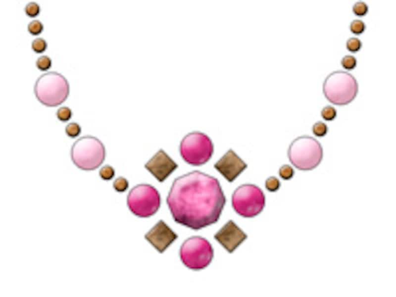 ビーズの色合わせ