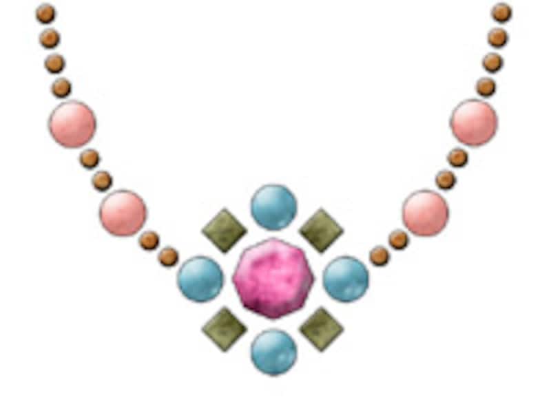 ビーズの色合わせ