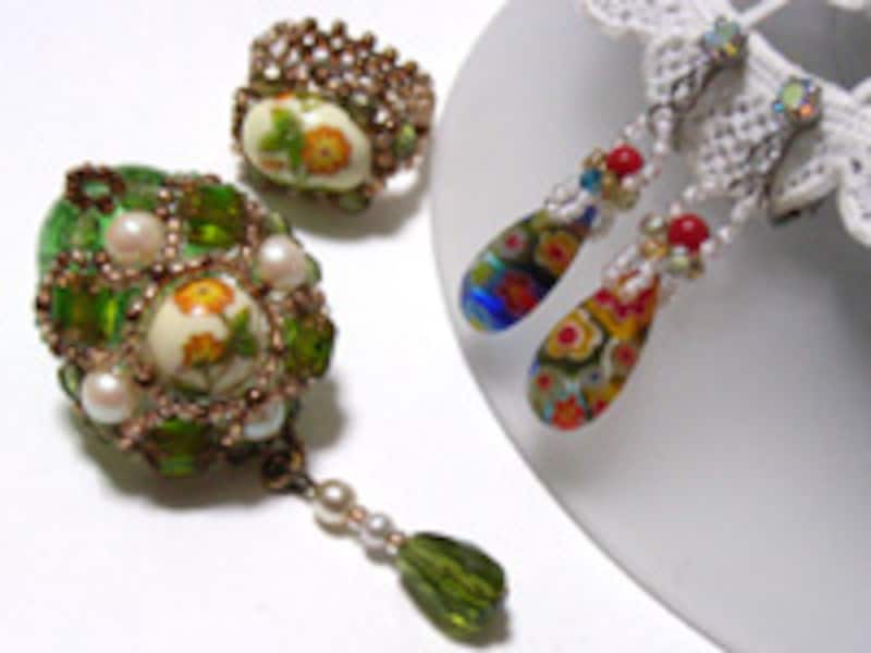 ビーズの色合わせ