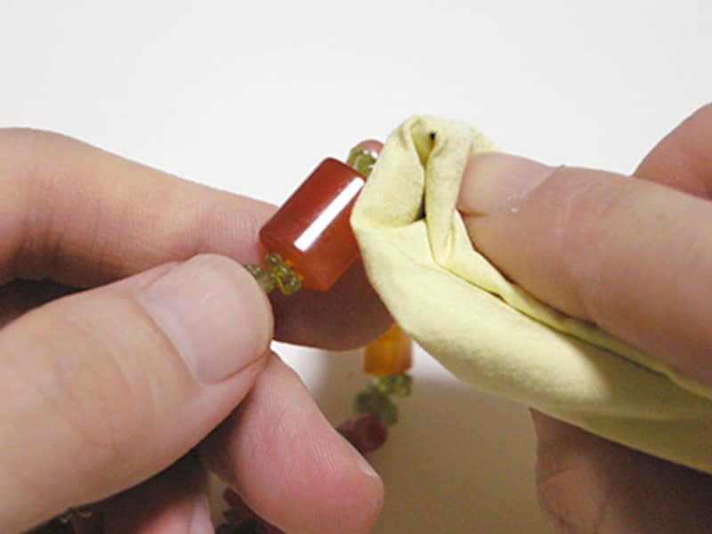 ビーズのお手入れ