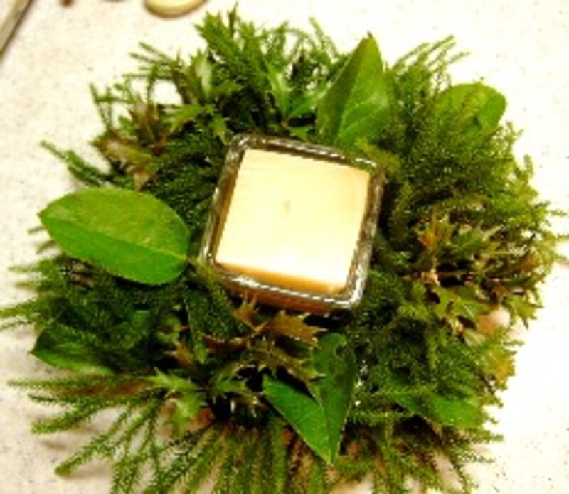 さらに他のグリーン類を入れる