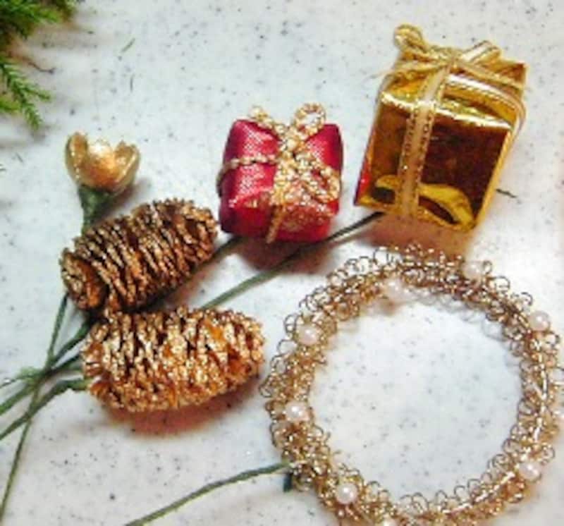 オーナメントをピックにする