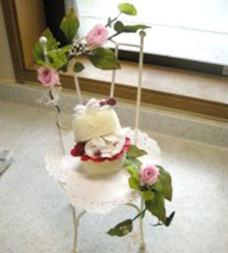 チェアーにアレンジ"