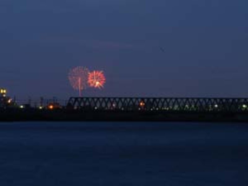 遠めの花火