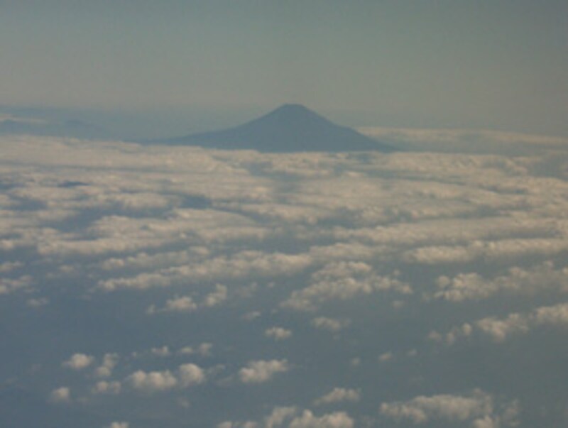 雲と富士山