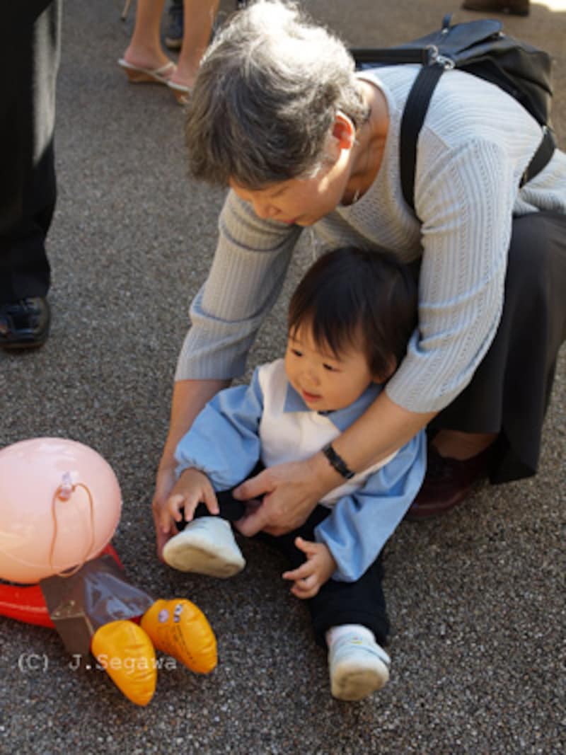 祖母と孫
