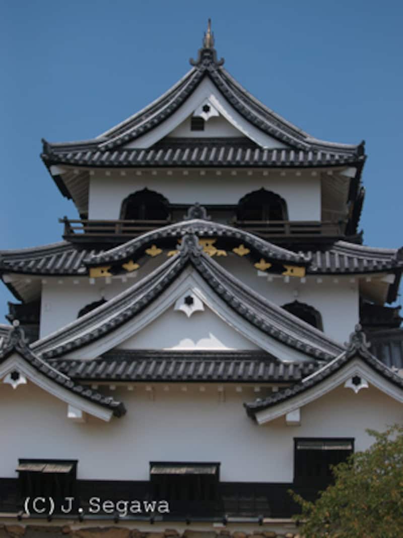 城の撮影