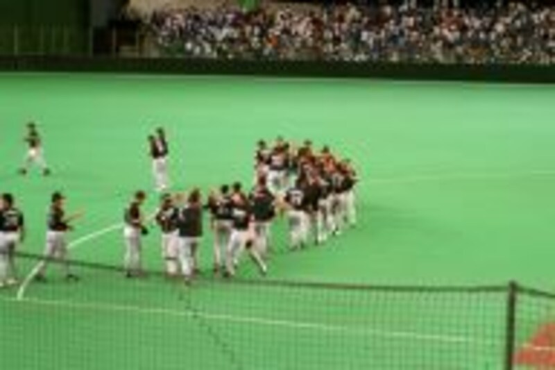 マリーンズのセレモニー