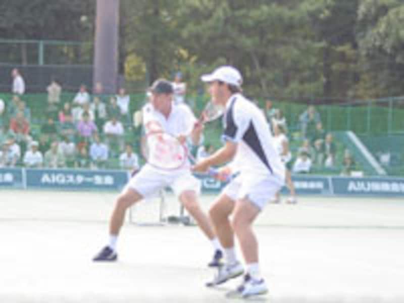 AIG OPEN男子ダブルス　画像提供：tennis365.net