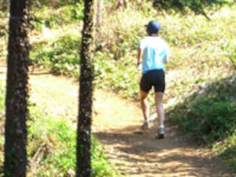 登りには腰腸筋も腕の振りも総動員で使う