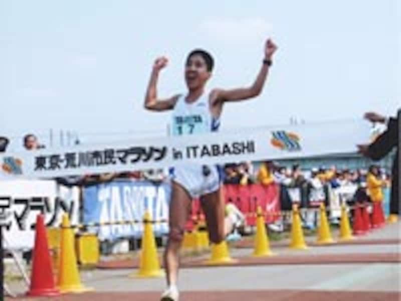2003年東京荒川市民マラソン初優勝