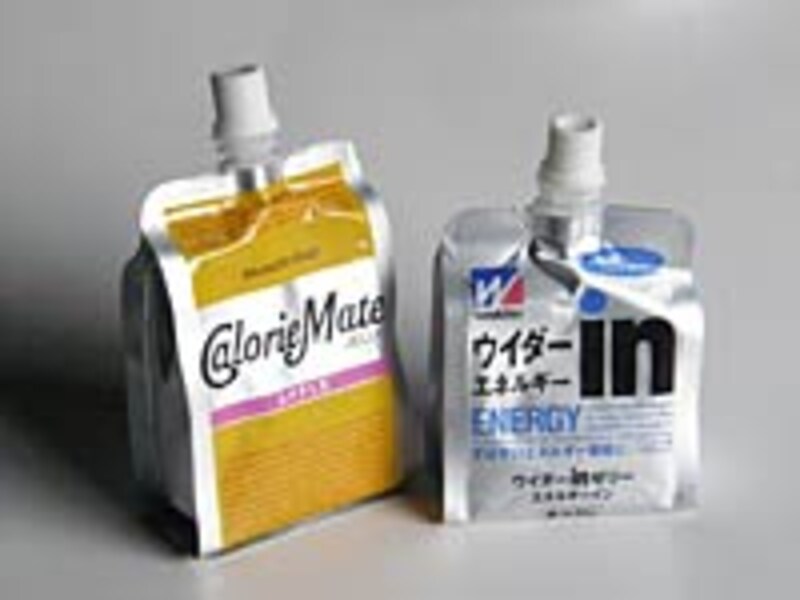 消化の良いジェルでエネルギー補給