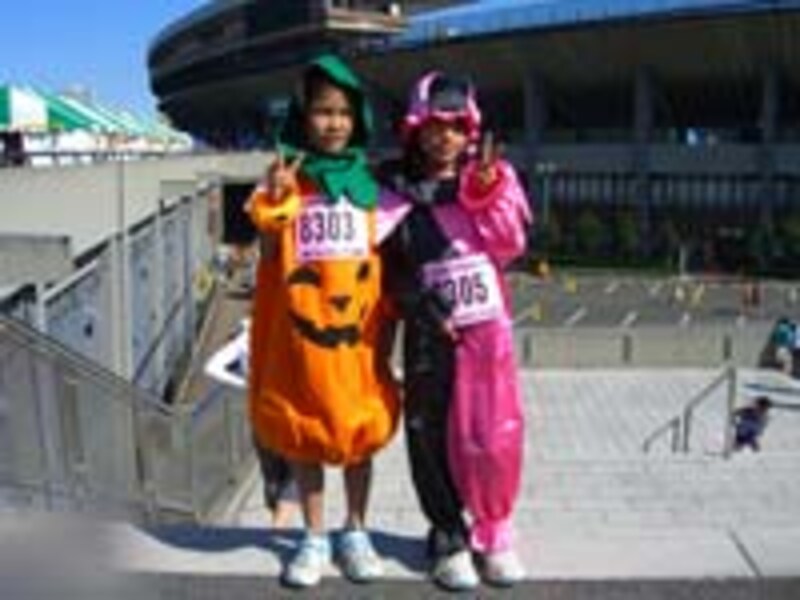 kidsの参加者も仮装出場