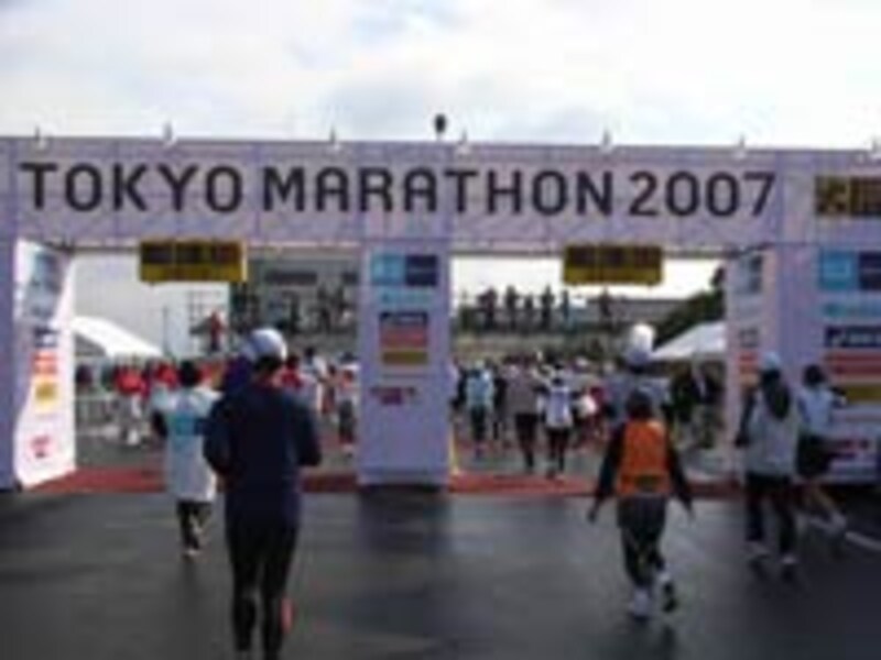 高かった東京マラソンの完走率