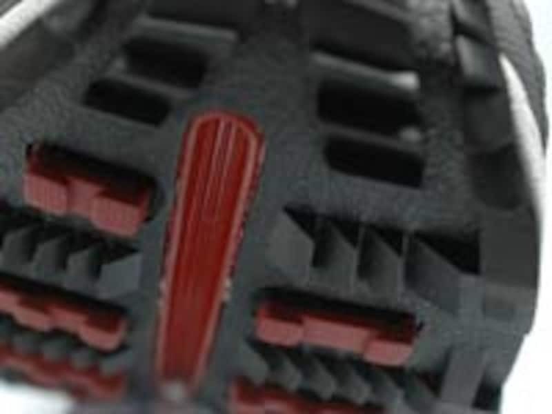 鋸状のパターンが横滑りを防ぐ